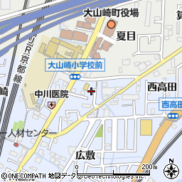 京都府乙訓郡大山崎町大山崎傍示木4周辺の地図