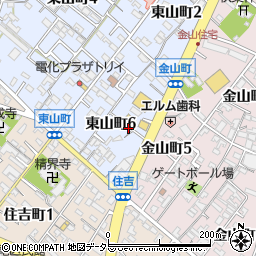 愛知県碧南市東山町6丁目48周辺の地図