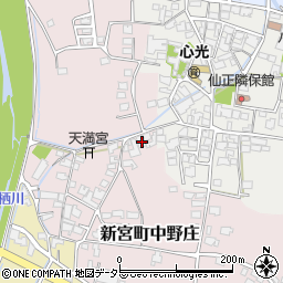 兵庫県たつの市新宮町中野庄141周辺の地図