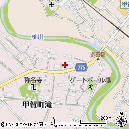 滋賀県甲賀市甲賀町滝2296-1周辺の地図