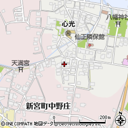 兵庫県たつの市新宮町仙正216周辺の地図