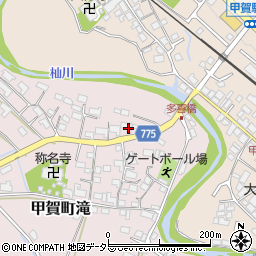 滋賀県甲賀市甲賀町滝2295周辺の地図