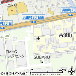愛知県半田市古浜町周辺の地図