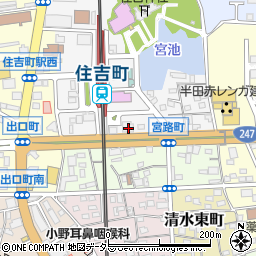 愛知県半田市宮路町539周辺の地図