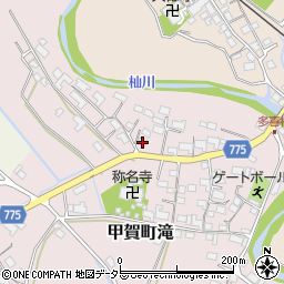 滋賀県甲賀市甲賀町滝2302-1周辺の地図