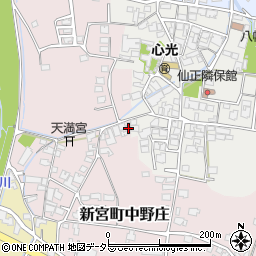 兵庫県たつの市新宮町中野庄144周辺の地図