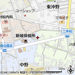 株式会社しんせき　本社周辺の地図