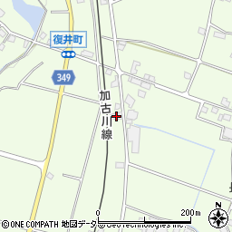 兵庫県小野市復井町529周辺の地図