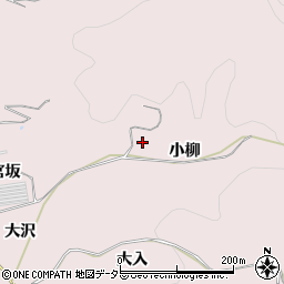 愛知県新城市日吉小柳周辺の地図