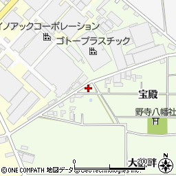 愛知県安城市野寺町宝殿19周辺の地図