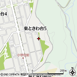 大阪府豊能郡豊能町東ときわ台5丁目15周辺の地図