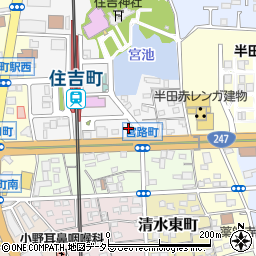 愛知県半田市宮路町543周辺の地図