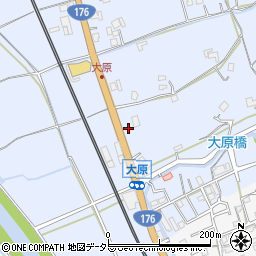 ローソン三田大原店周辺の地図