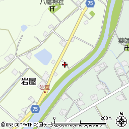 兵庫県加東市岩屋83-2周辺の地図
