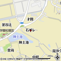 愛知県常滑市多屋石ザレ周辺の地図