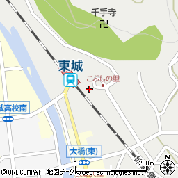 東城駅周辺の地図