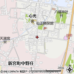 兵庫県たつの市新宮町仙正215-3周辺の地図