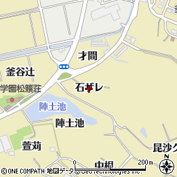 愛知県常滑市多屋（石ザレ）周辺の地図
