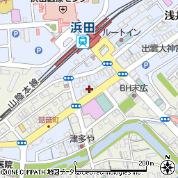 もち吉　浜田店周辺の地図