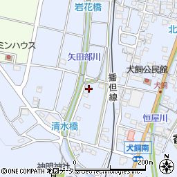 兵庫県姫路市香寺町犬飼619-3周辺の地図