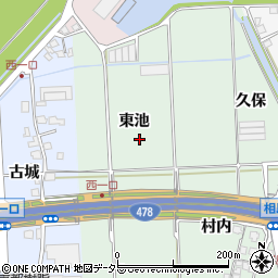 京都府久御山町（久世郡）相島（東池）周辺の地図