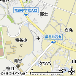 愛知県岡崎市竜泉寺町赤羽根周辺の地図