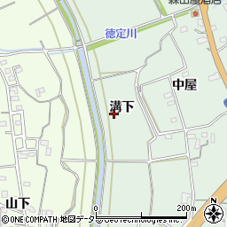 愛知県新城市杉山（溝下）周辺の地図
