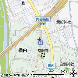 静岡県藤枝市横内156-1周辺の地図