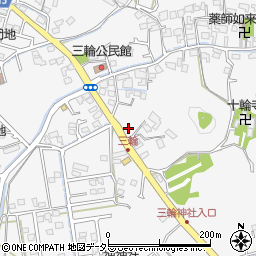 静岡県藤枝市岡部町三輪898周辺の地図