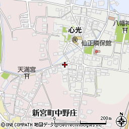 兵庫県たつの市新宮町仙正218周辺の地図