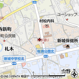 愛知県新城市石名号25周辺の地図