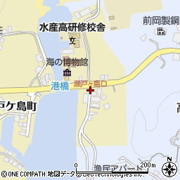 瀬戸ヶ島口周辺の地図