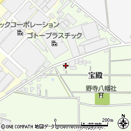 愛知県安城市野寺町宝殿24周辺の地図