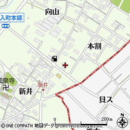 愛知県安城市城ケ入町本割34周辺の地図