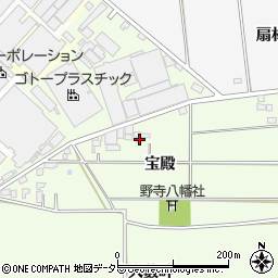 愛知県安城市野寺町宝殿27周辺の地図