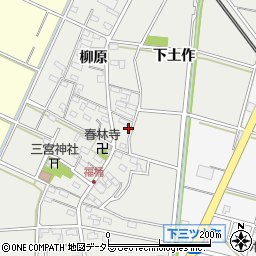 愛知県岡崎市福桶町柳原141周辺の地図