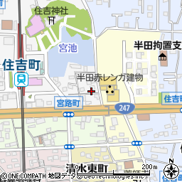 愛知県半田市宮路町98周辺の地図