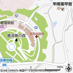 甲賀創建館周辺の地図