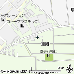 愛知県安城市野寺町宝殿26周辺の地図