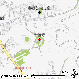 十輪寺周辺の地図