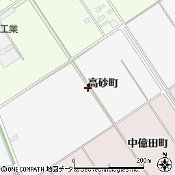 愛知県半田市高砂町周辺の地図