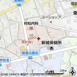 愛知県新城市石名号周辺の地図