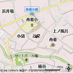 愛知県新城市日吉辻堂周辺の地図