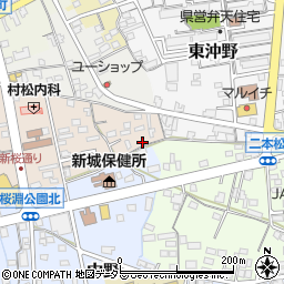 愛知県新城市石名号10周辺の地図