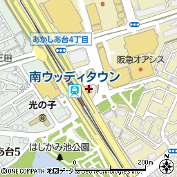 三田ウッディタウン郵便局周辺の地図