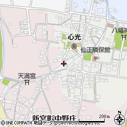 兵庫県たつの市新宮町仙正202周辺の地図