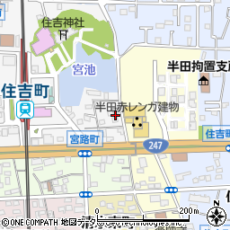 愛知県半田市宮路町78周辺の地図