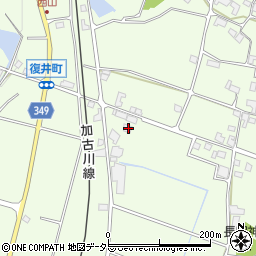 兵庫県小野市復井町536周辺の地図
