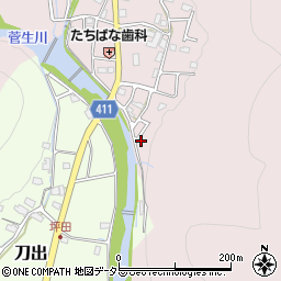 兵庫県姫路市夢前町菅生澗1-8周辺の地図