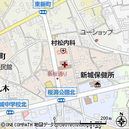 新城総合庁舎周辺の地図